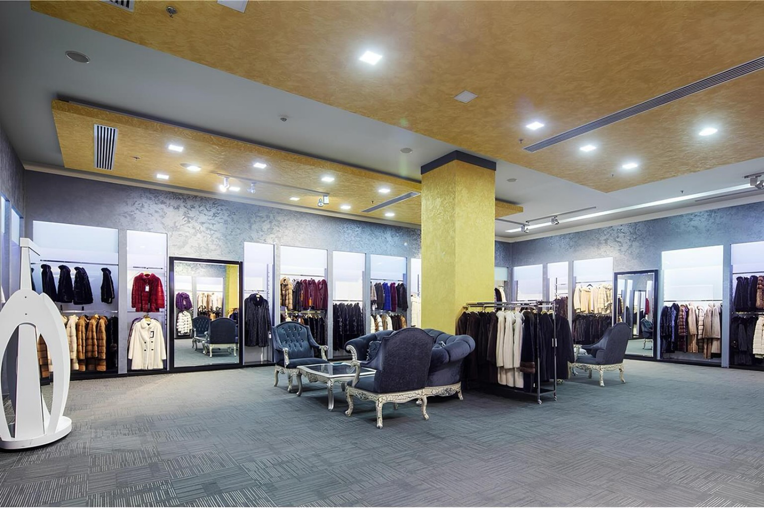 Leather showroom